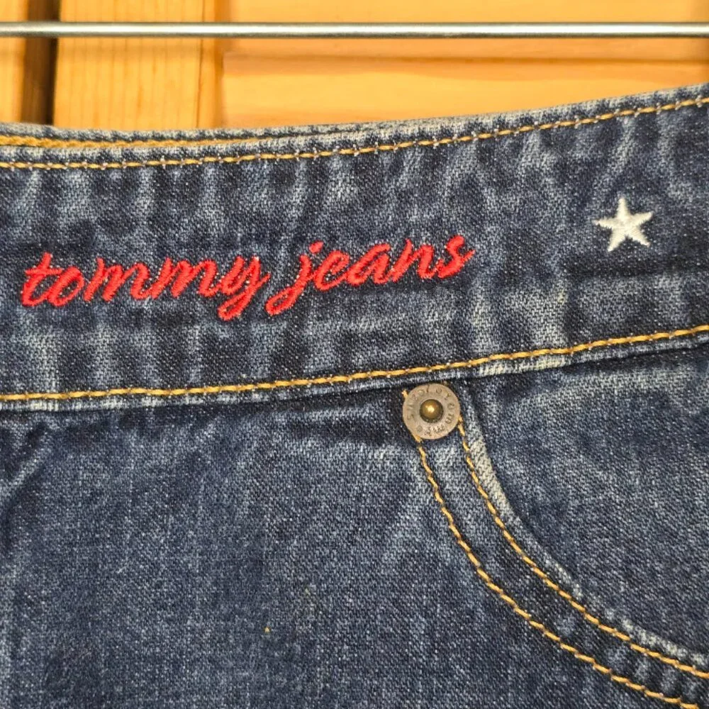 Tommy Jean's Y2K Mini Dark Denim Skirt, Size 11